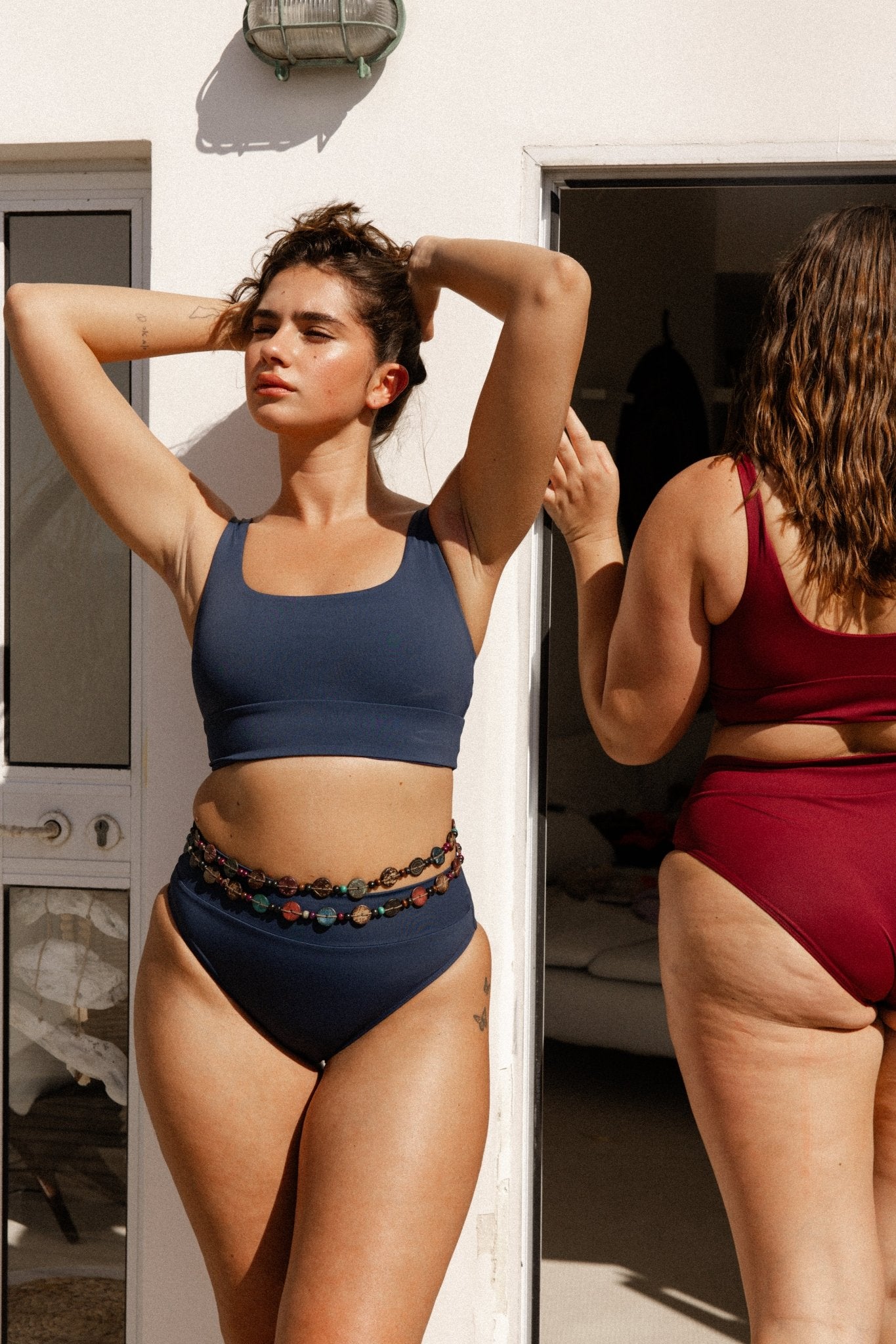 Yumi Bottom Maroon - BIKINI - BiliBlond Swimwear