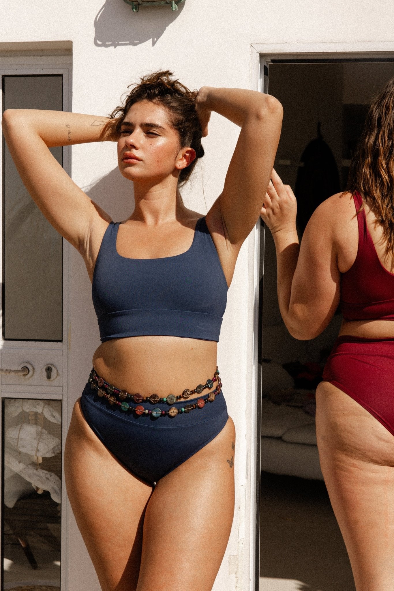 Yumi Bottom Navy - BIKINI - BiliBlond Swimwear