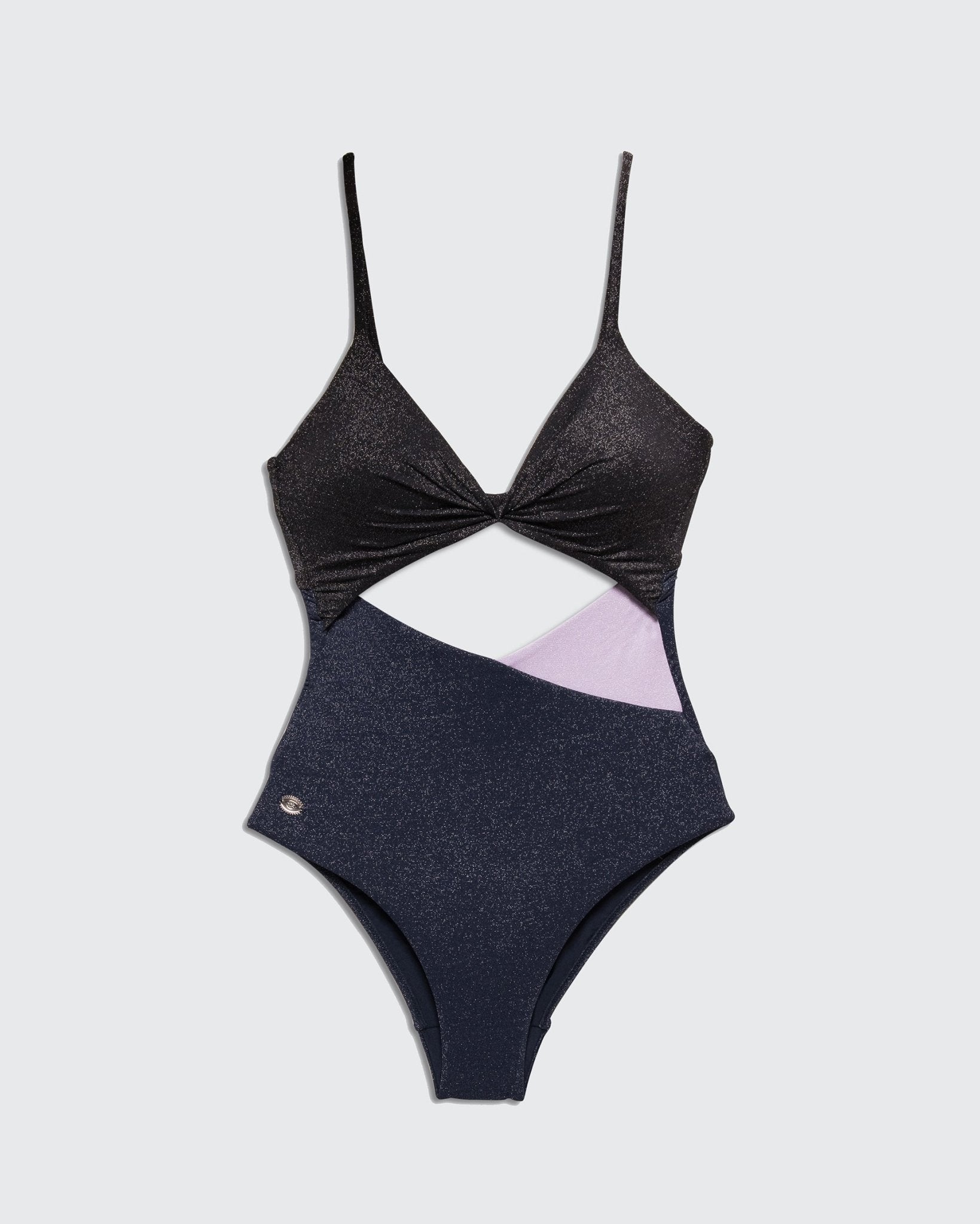 Zodiak Blue Lurex - one piece - BiliBlond Swimwear