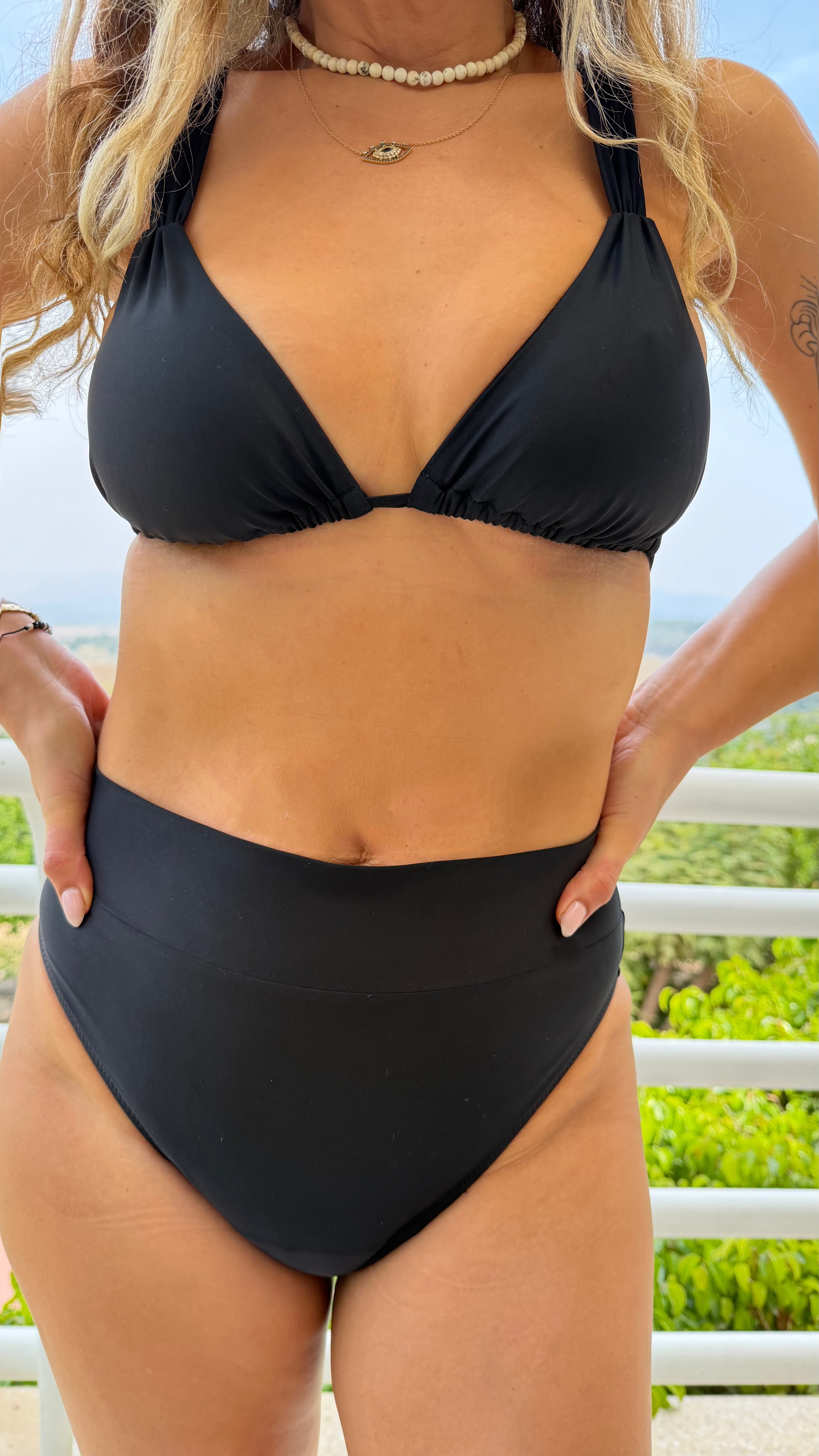 Ellie Top Black - BIKINI - BiliBlond Swimwear