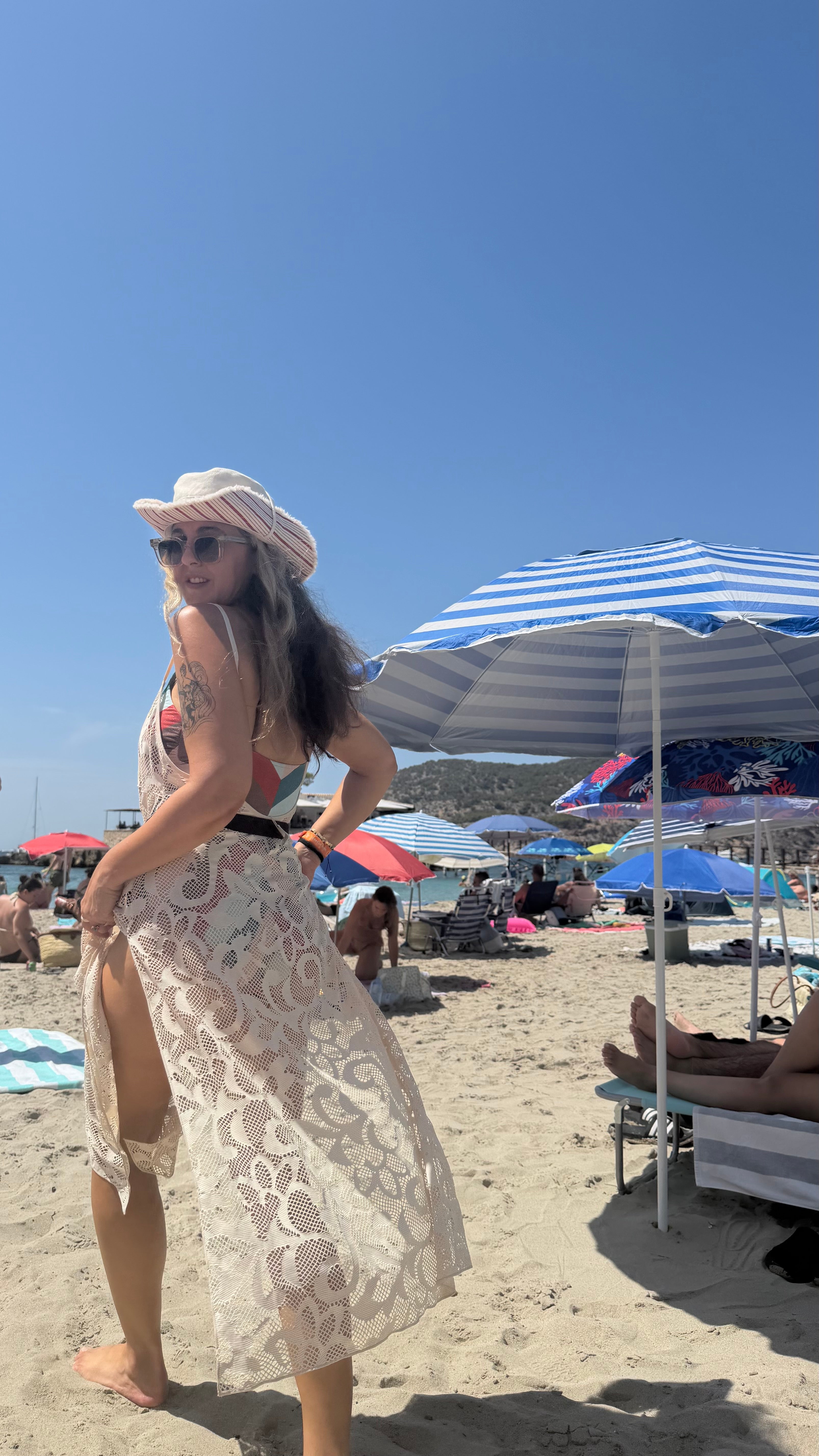 Shell Dress Cream - Dress -BiliBlond Swimwear