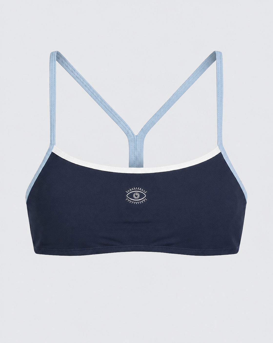 Kayak Top Blue & White - Bikini -BiliBlond Swimwear