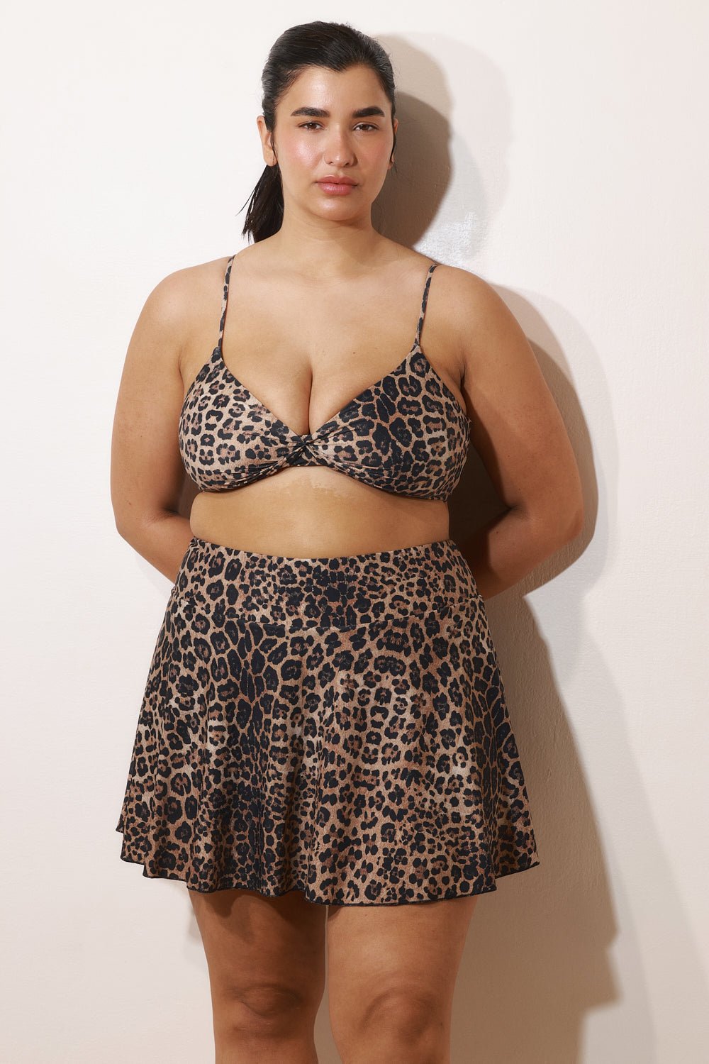 Blondie Skirt Leopard - BIKINI - BiliBlond Swimwear