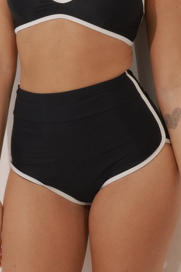 California Bottom B&W - BIKINI - BiliBlond Swimwear