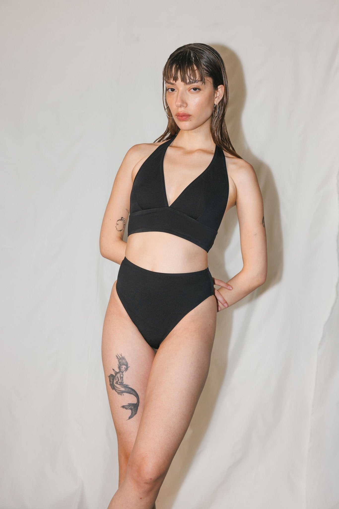 Crane Bottom Black - BIKINI -BiliBlond Swimwear