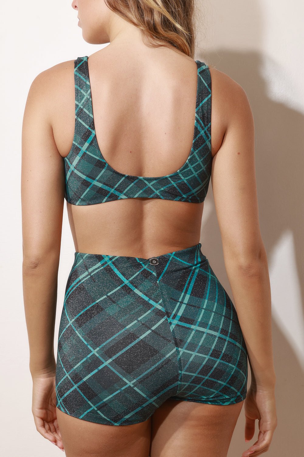 Daniel Short Ocean Plaid - BIKINI - BiliBlond Swimwear