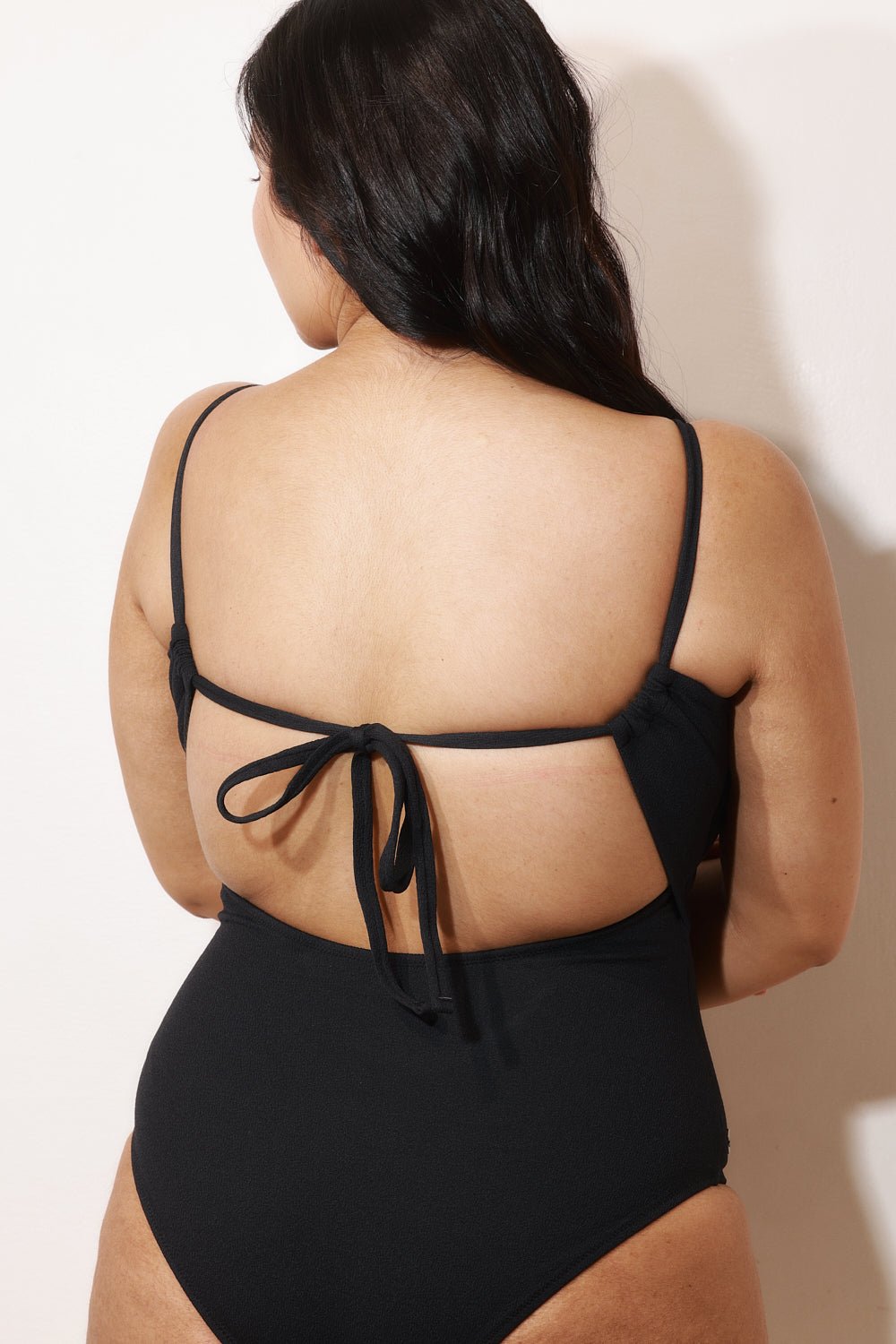 Eddie One Piece Black Texture - one piece -BiliBlond Swimwear