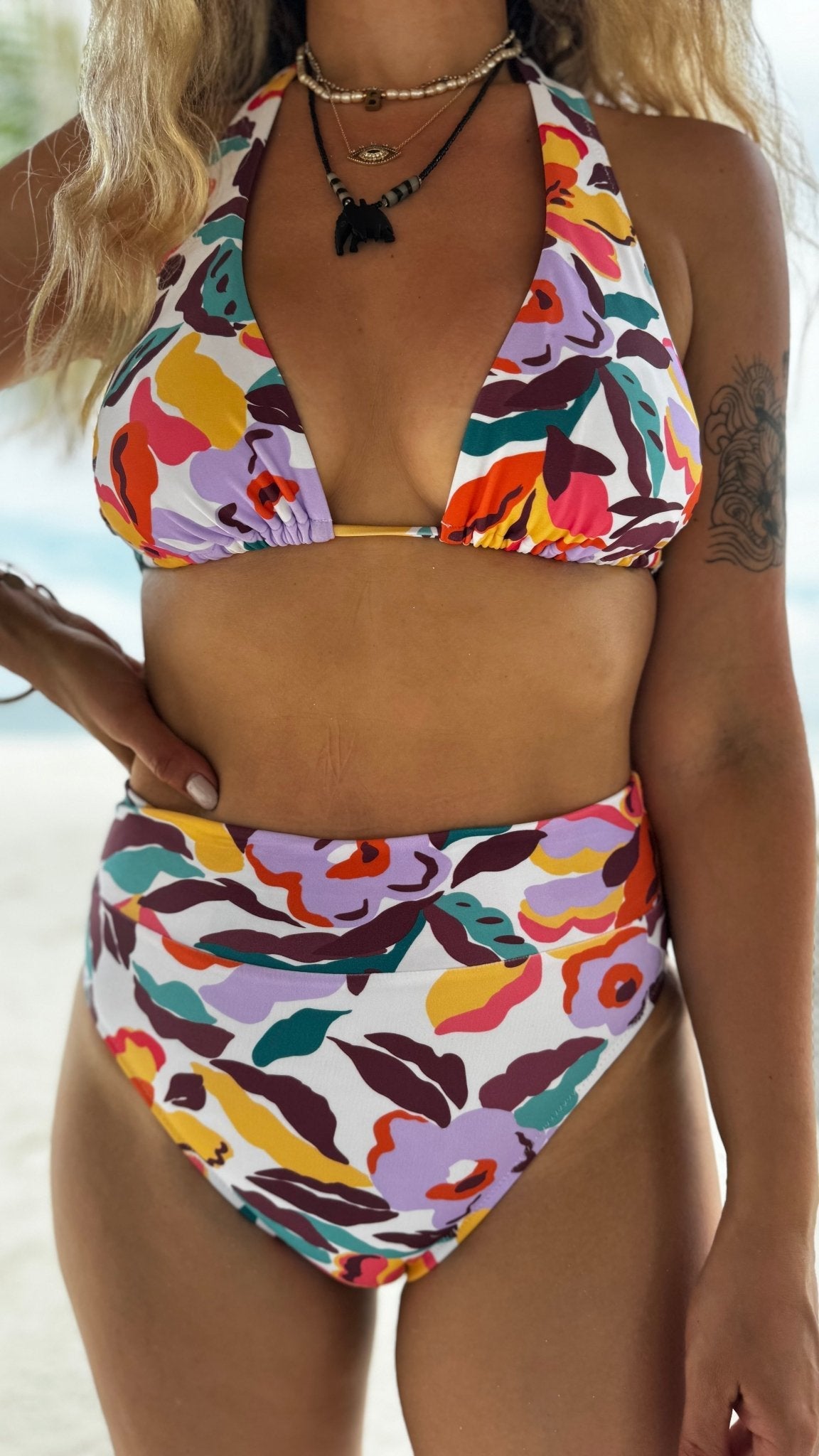 Eden Top Flowers - BIKINI -BiliBlond Swimwear