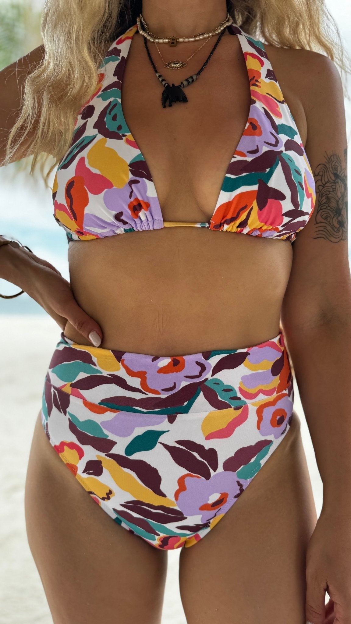 Eden Top Flowers - BIKINI -BiliBlond Swimwear