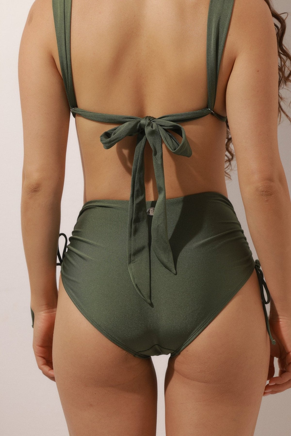 Ellie Top Jungle Green - BIKINI - BiliBlond Swimwear