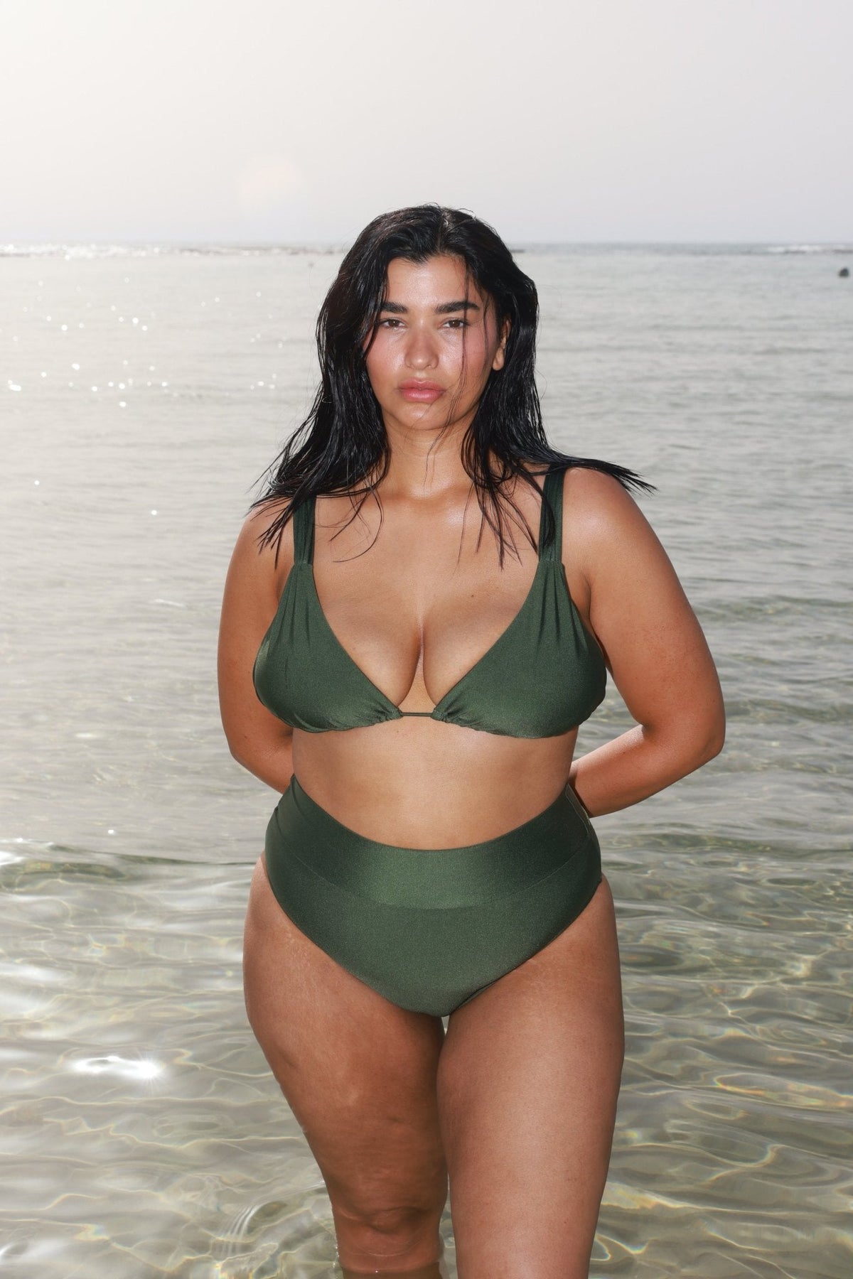 Ellie Top Jungle Green - BIKINI - BiliBlond Swimwear