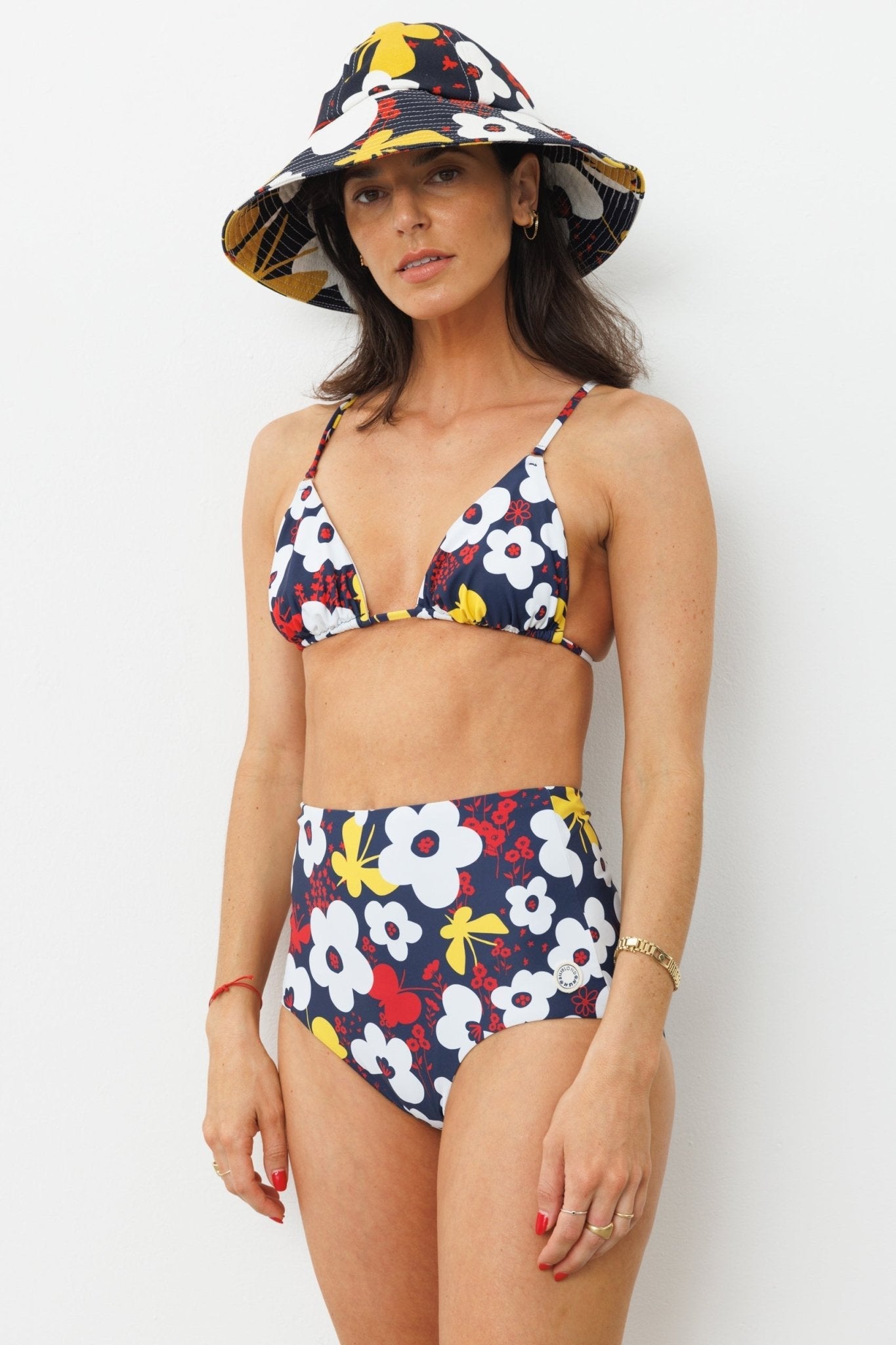 GALI TOP Flowers - BiliBlond Swimwear