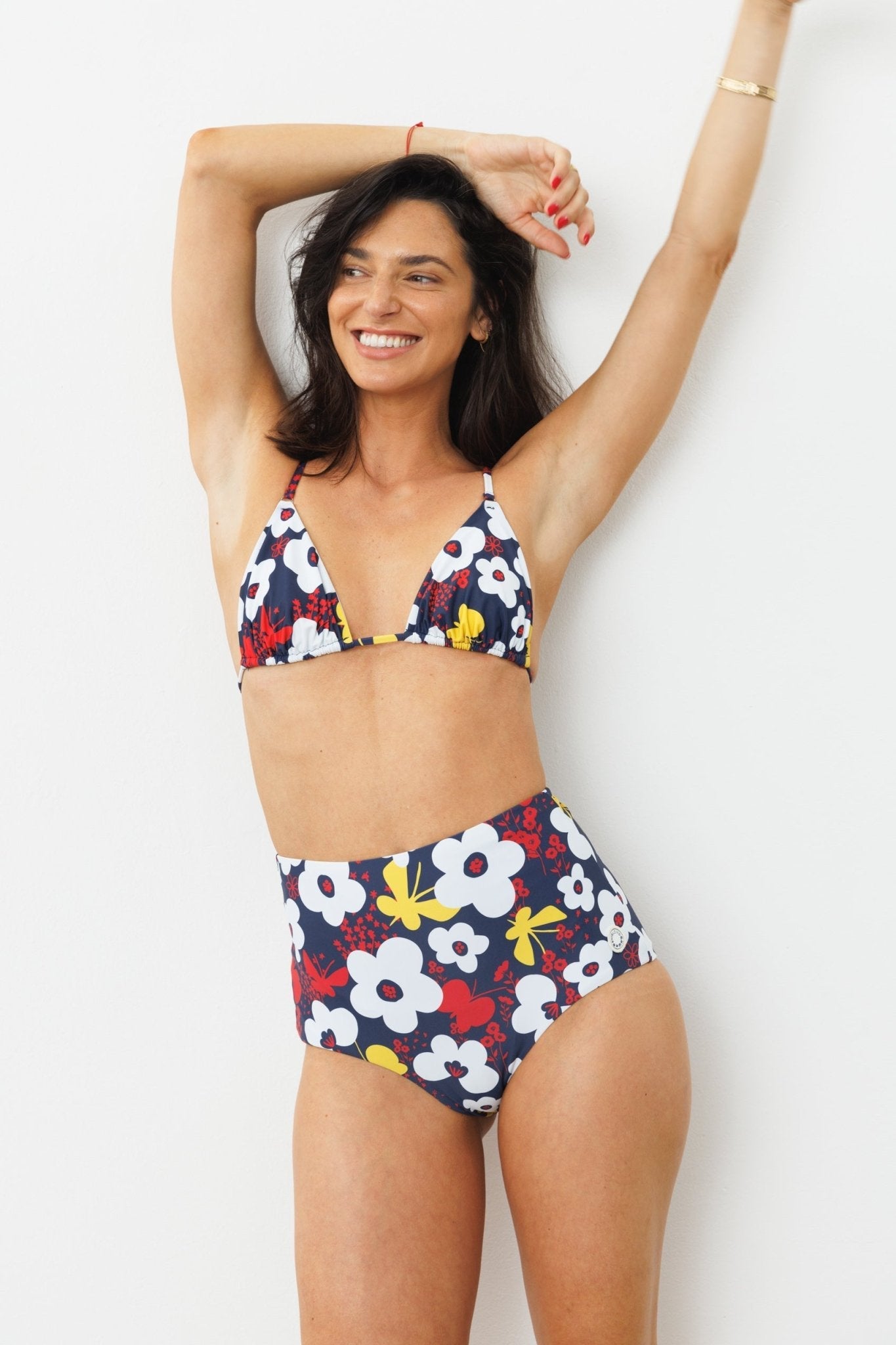 GALI TOP Flowers - BiliBlond Swimwear