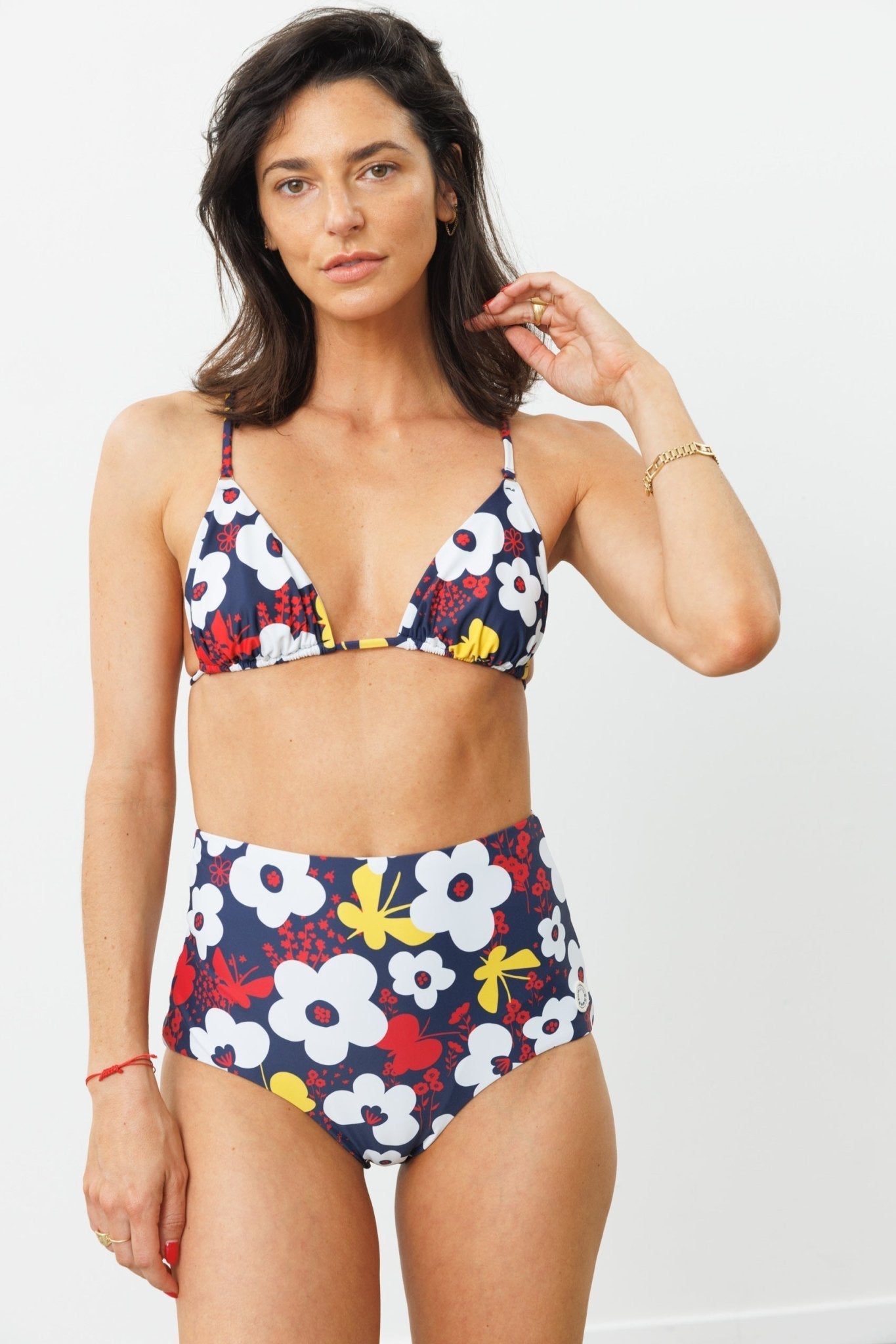 GALI TOP Flowers - BiliBlond Swimwear