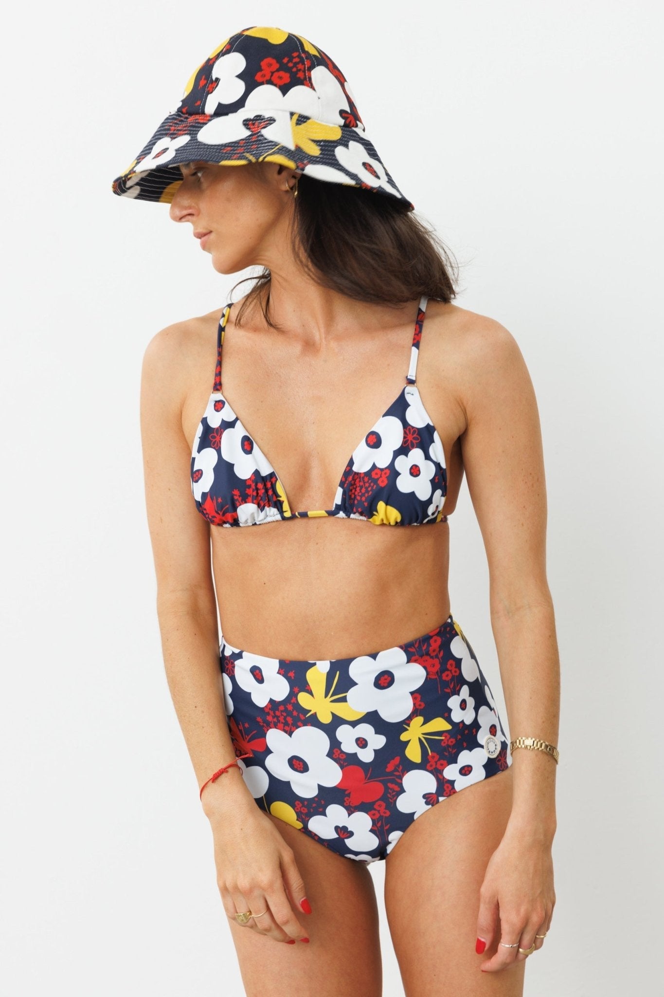 GALI TOP Flowers - BiliBlond Swimwear