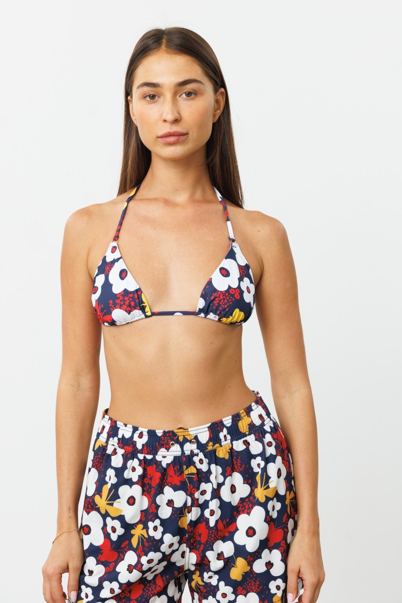 GALI TOP Flowers - BiliBlond Swimwear