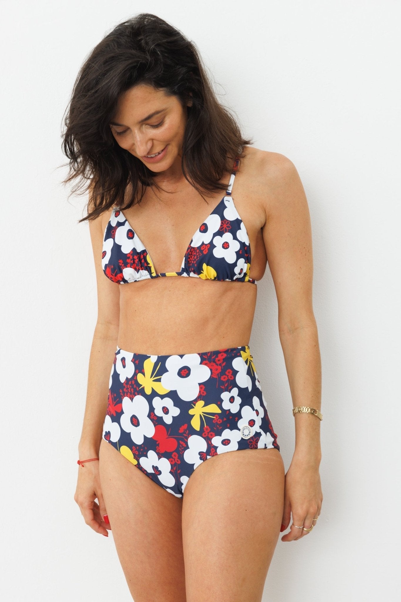 GALI TOP Flowers - BiliBlond Swimwear