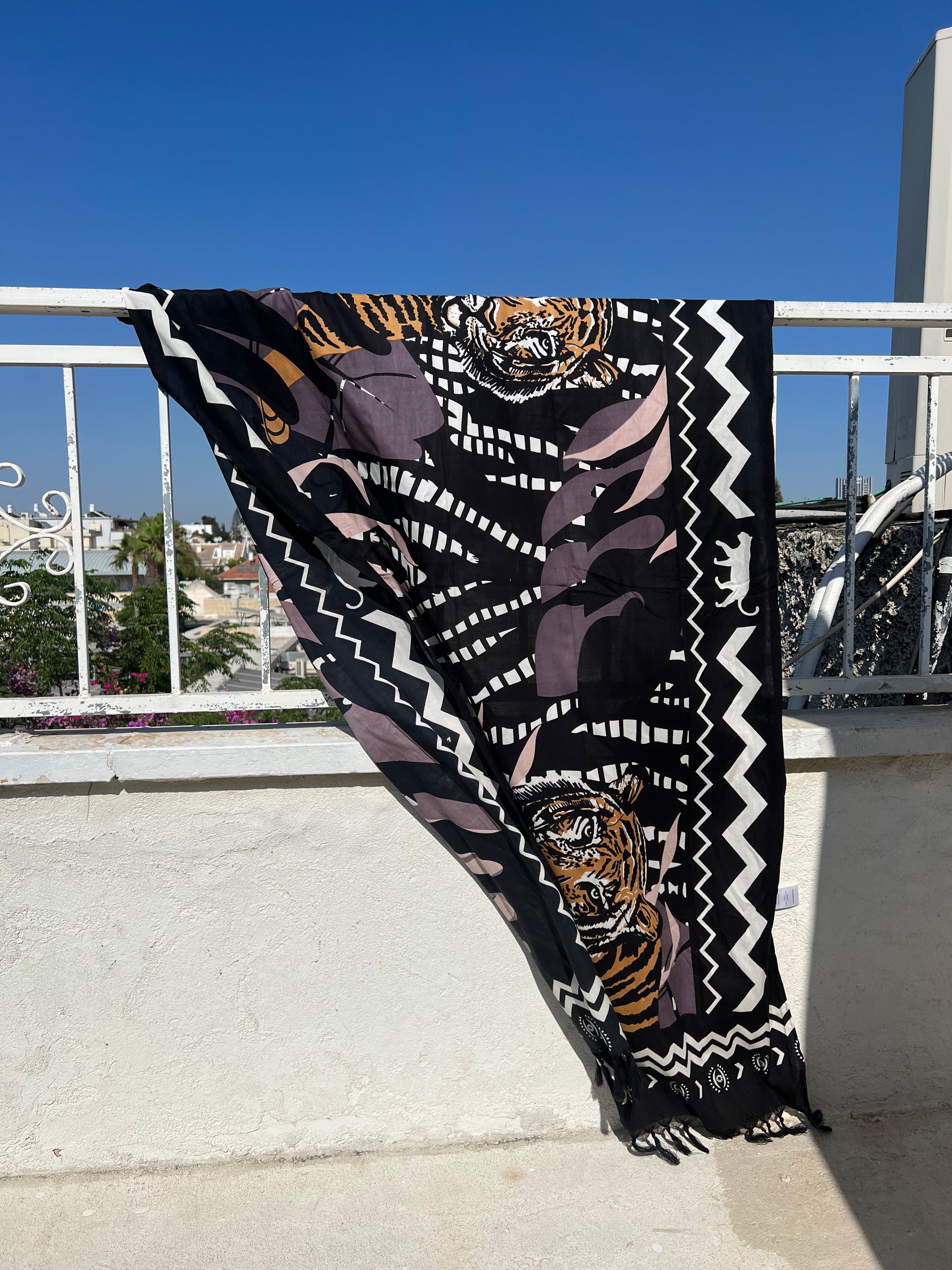 The Tiger eye Sarong - gallabia -BiliBlond LTD