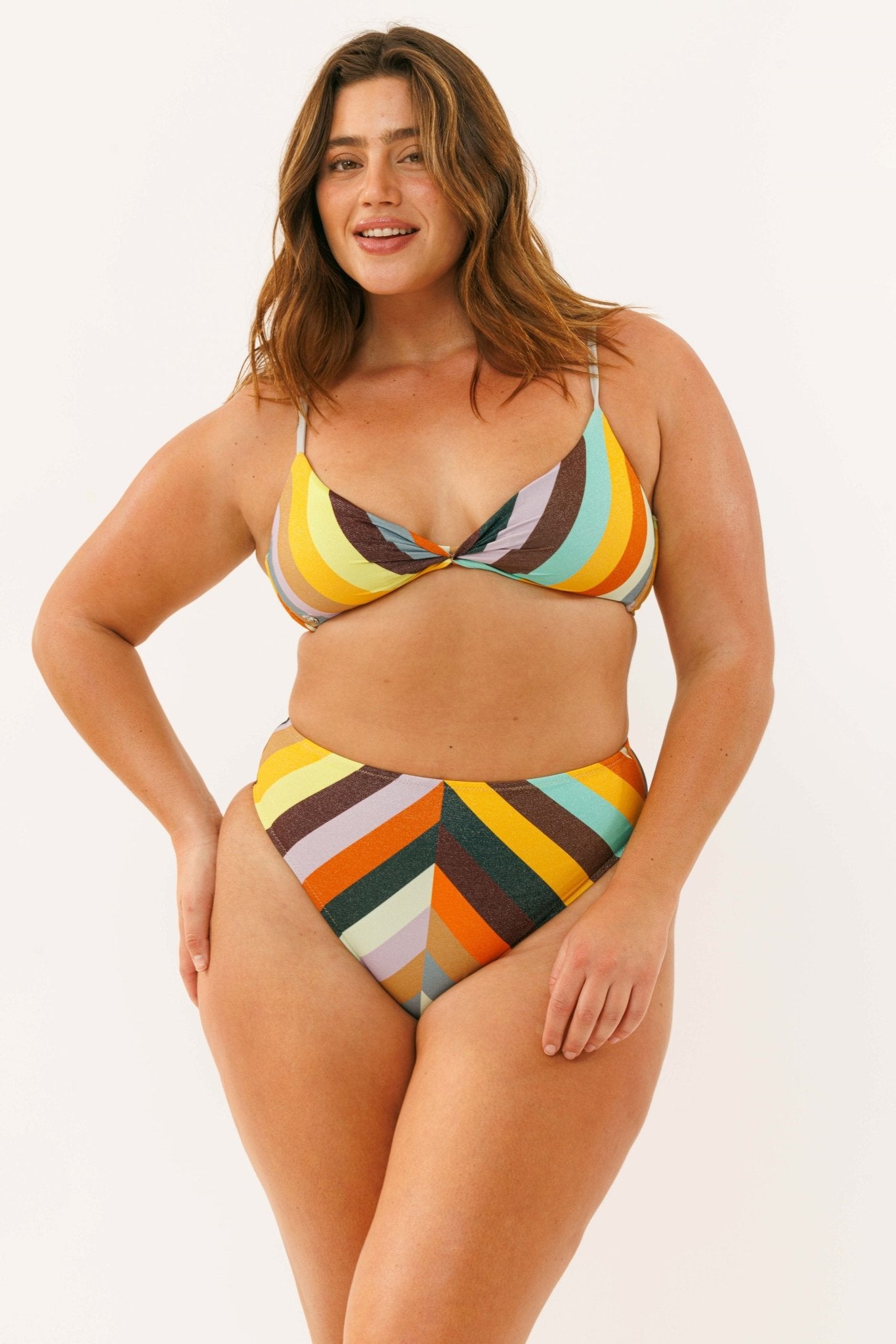 Jordan Top 70's Stripes - BIKINI - BiliBlond Swimwear