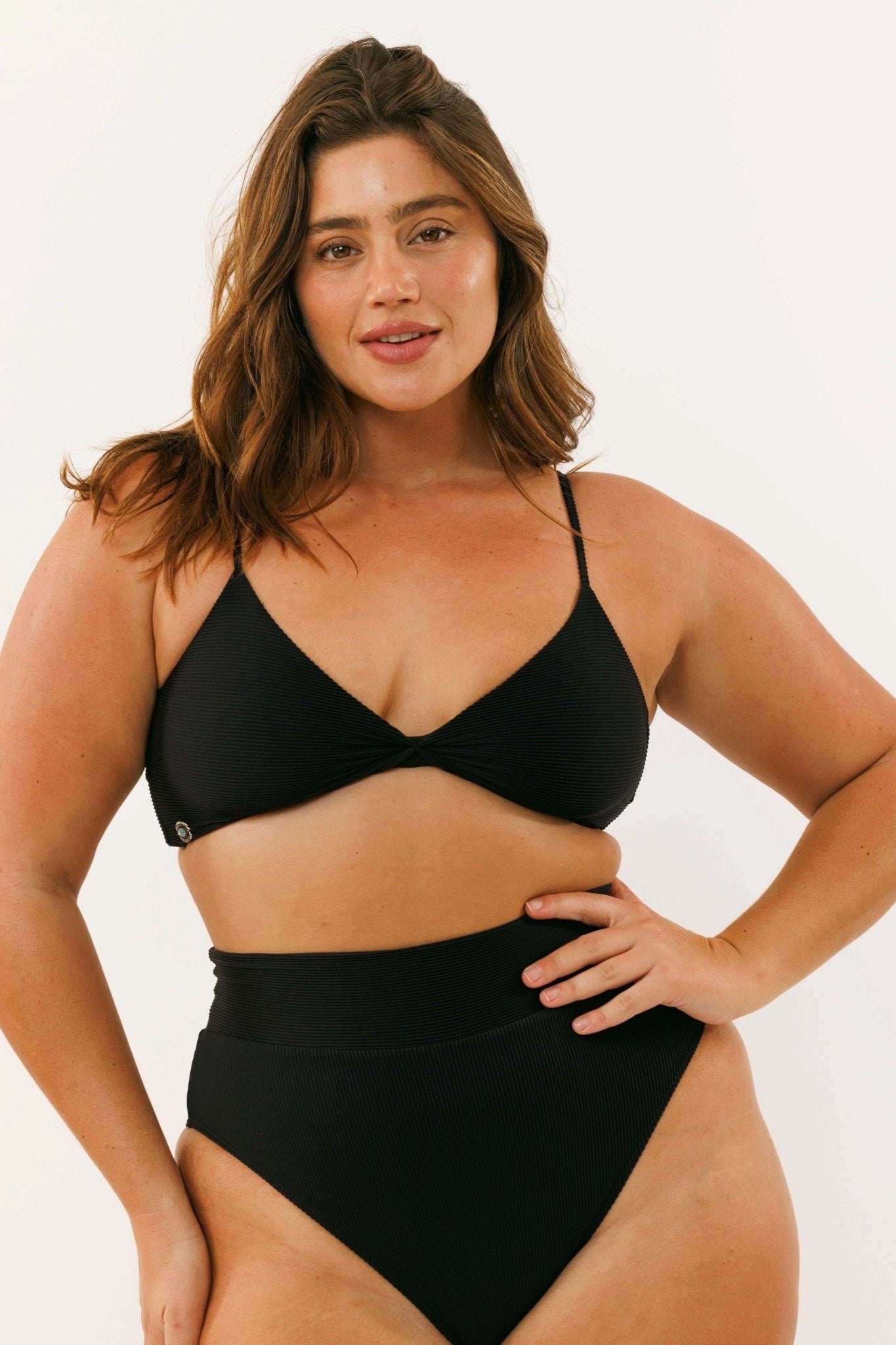 Jordan Top Black Tie Back - BIKINI - BiliBlond Swimwear