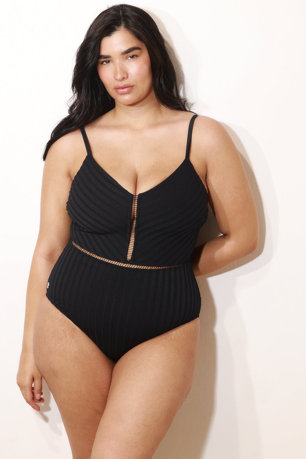 Kim Black Trim - one piece - BiliBlond Swimwear