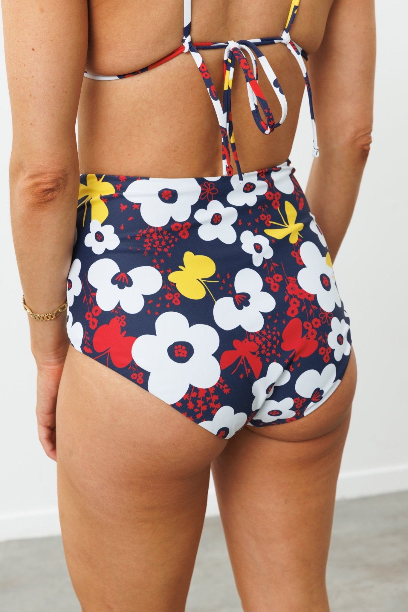 MEDITERRANEAN BOTTOM Flowers - BIKINI - BiliBlond Swimwear