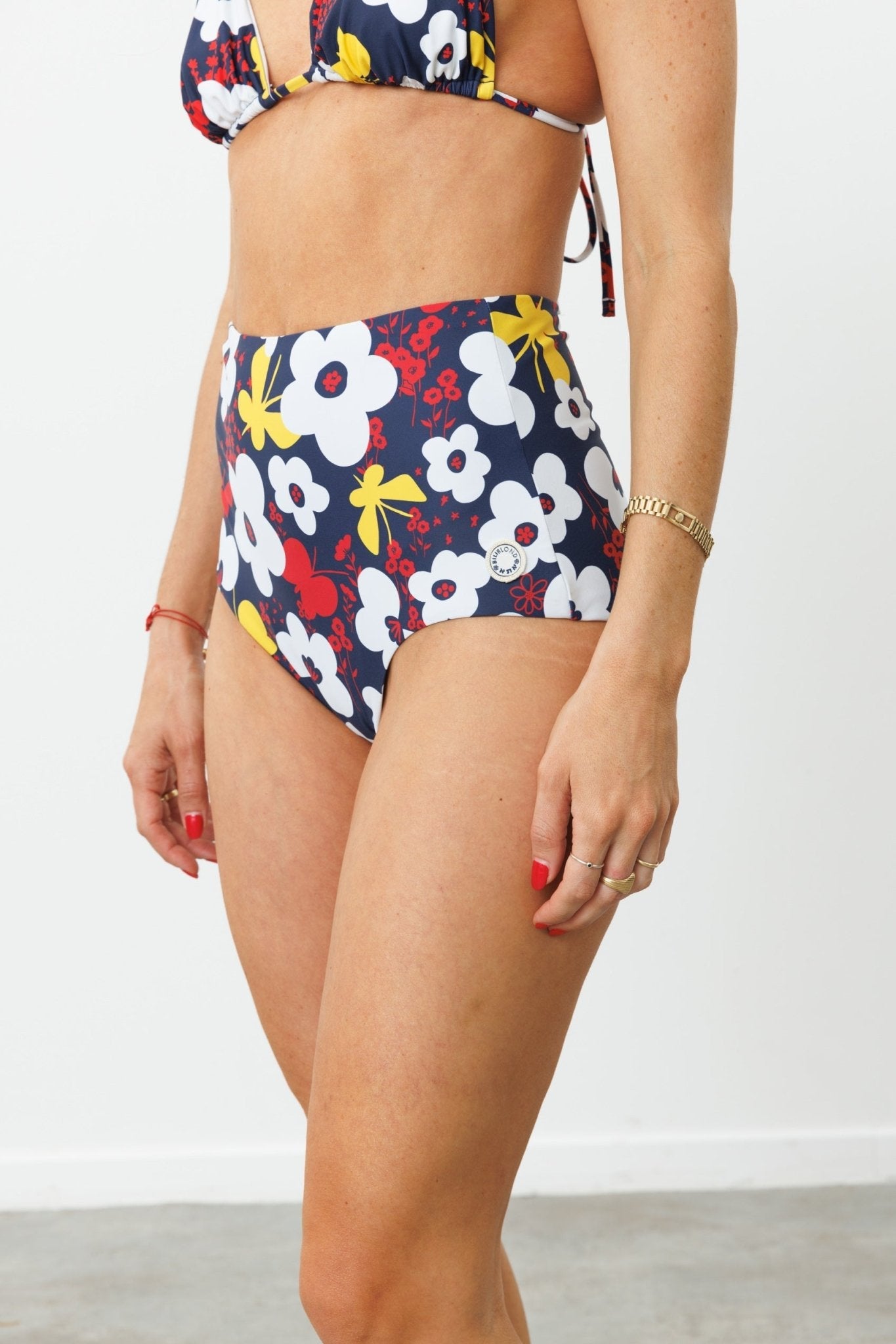 MEDITERRANEAN BOTTOM Flowers - BIKINI - BiliBlond Swimwear