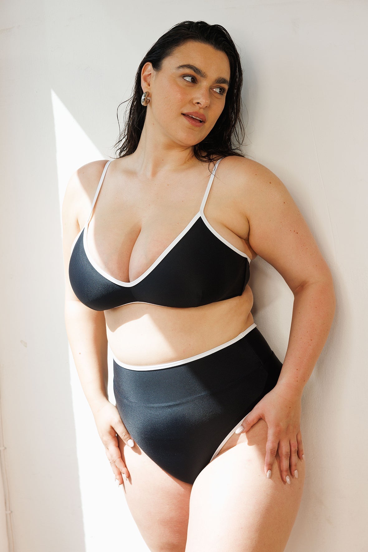 Orca Bottom B&W - BIKINI -BiliBlond Swimwear