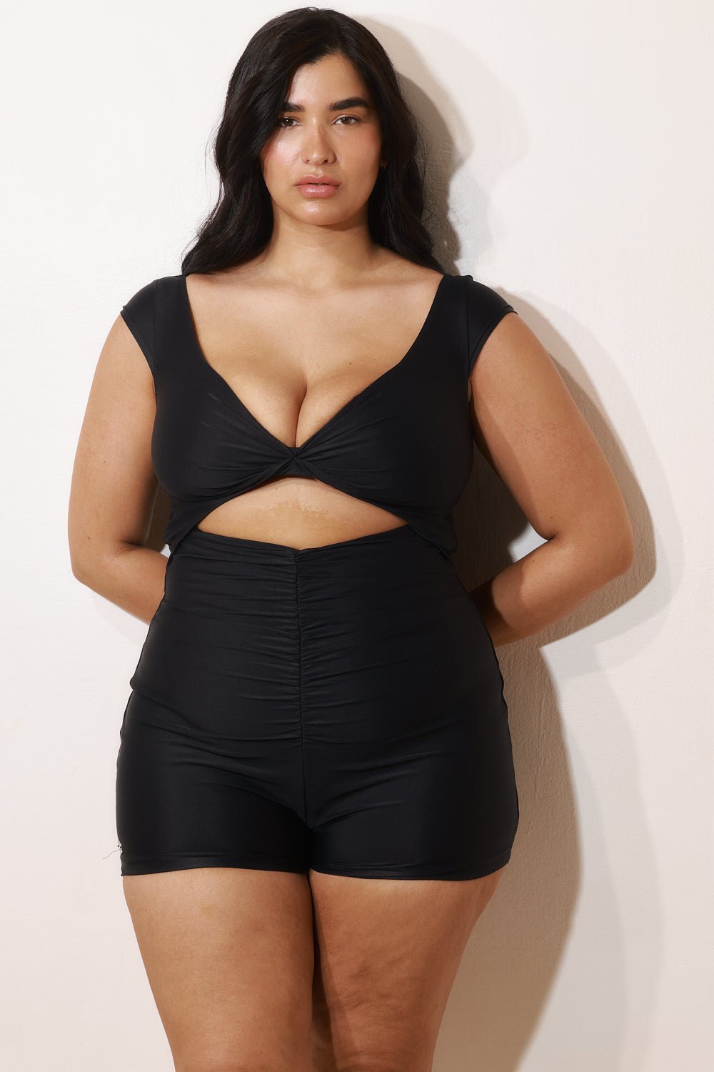 Overall Jordan Black - one piece - BiliBlond Swimwear
