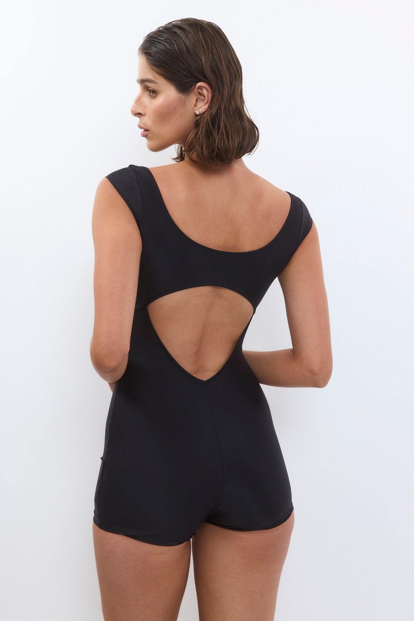 Overall Jordan Black - one piece - BiliBlond Swimwear