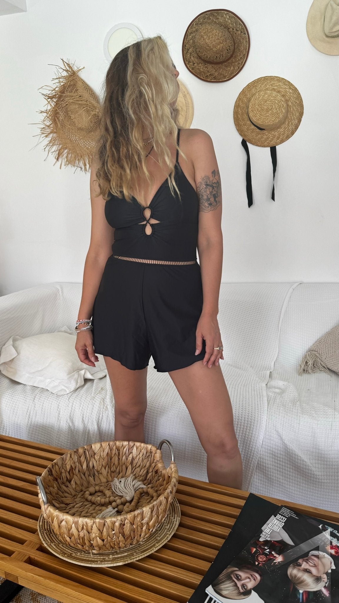 Overall Nyanga Black - BiliBlond Swimwear