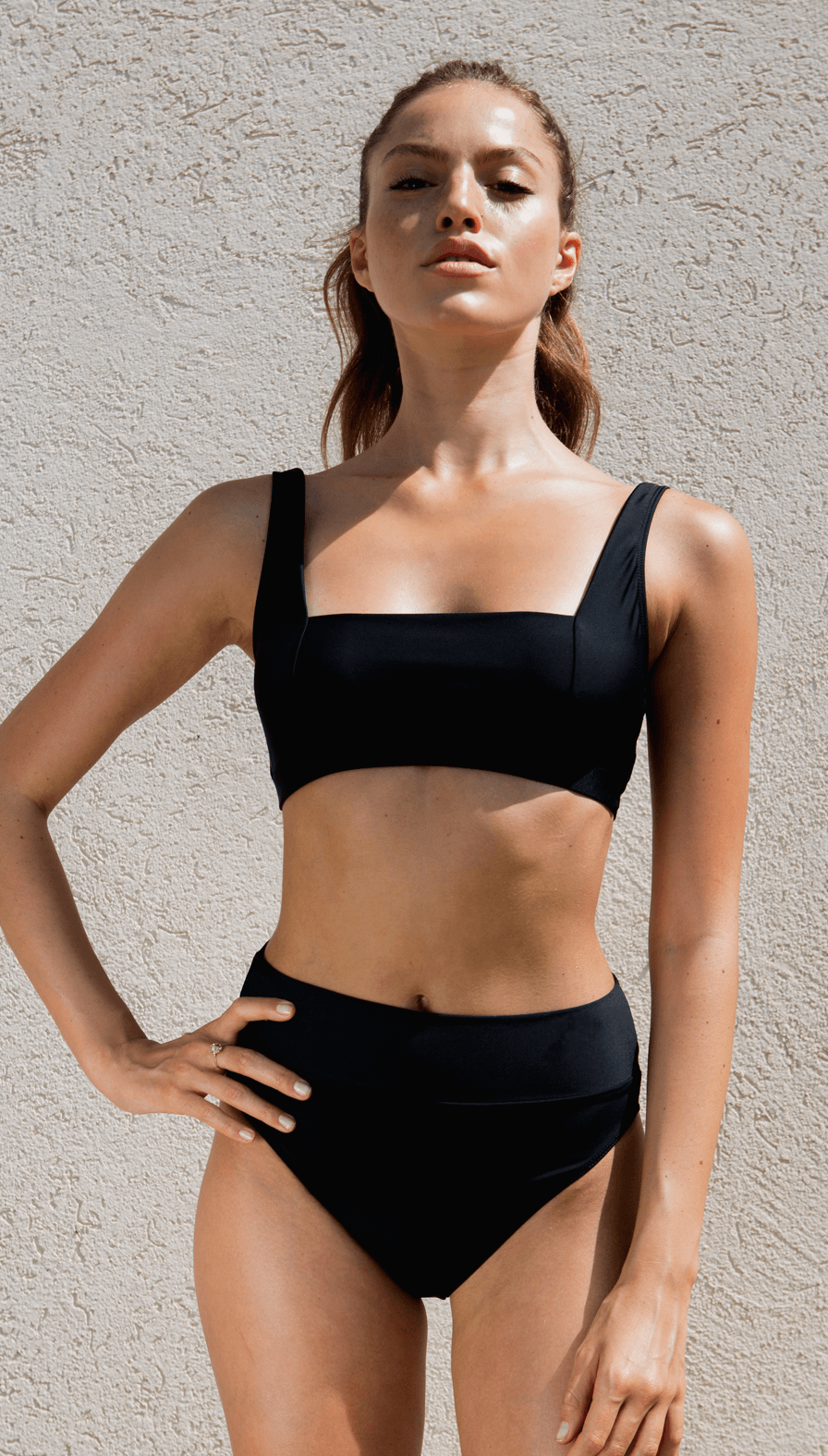 Ronch black TOP - BIKINI -BiliBlond LTD