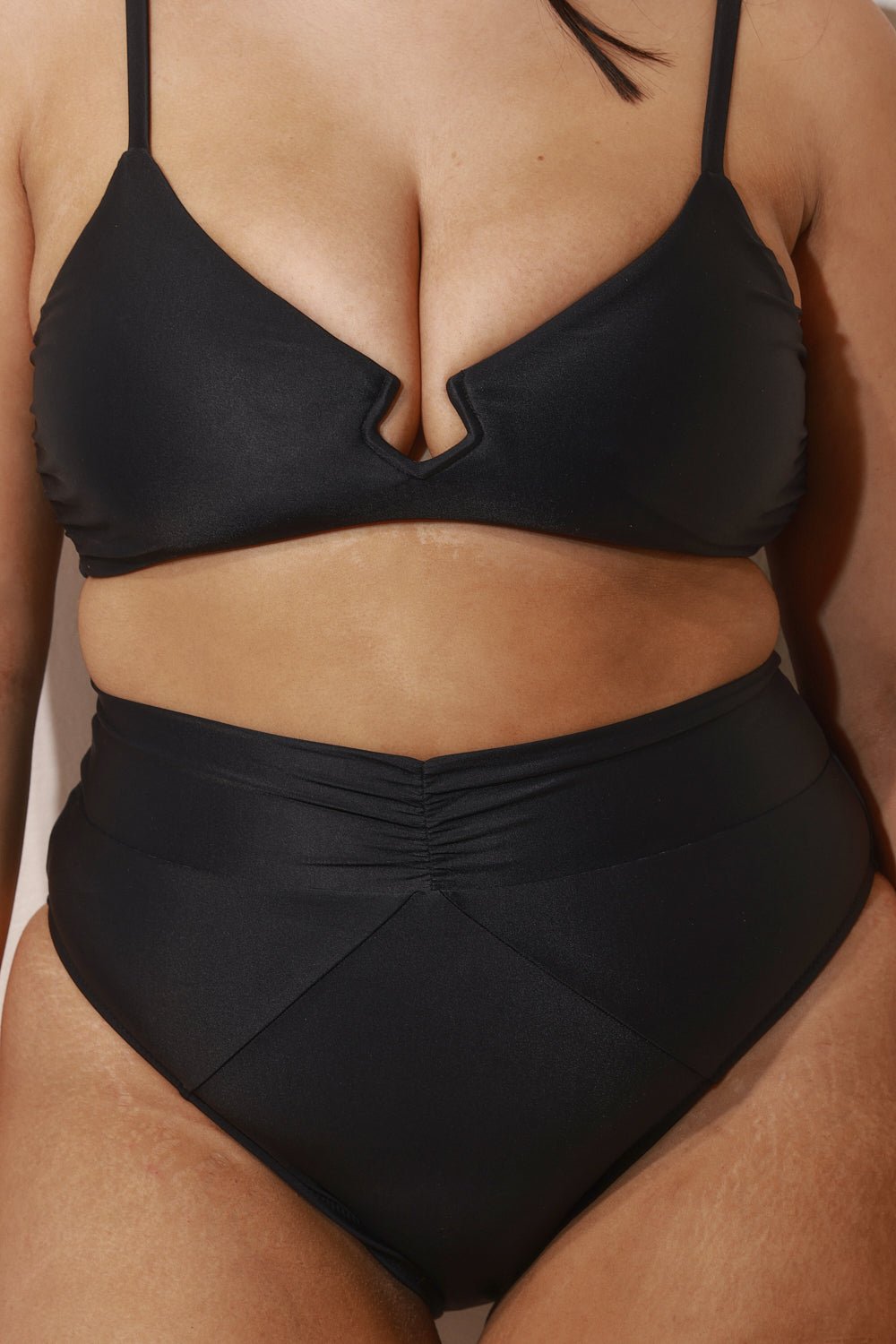 Seal Bottom Black - Bikini -BiliBlond Swimwear