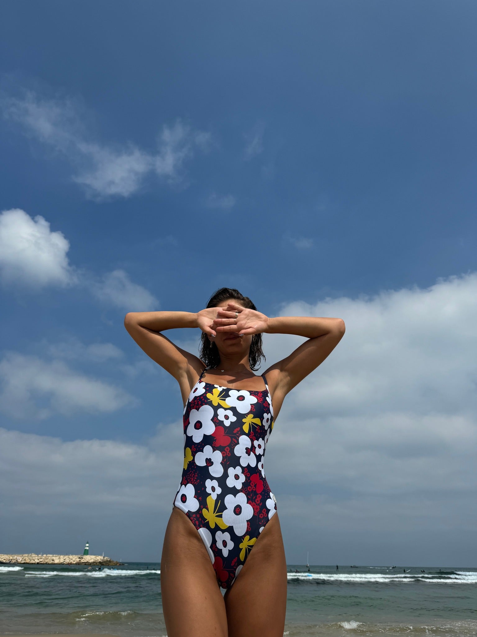 SHAHAF ATA Flowers - one piece - BiliBlond Swimwear