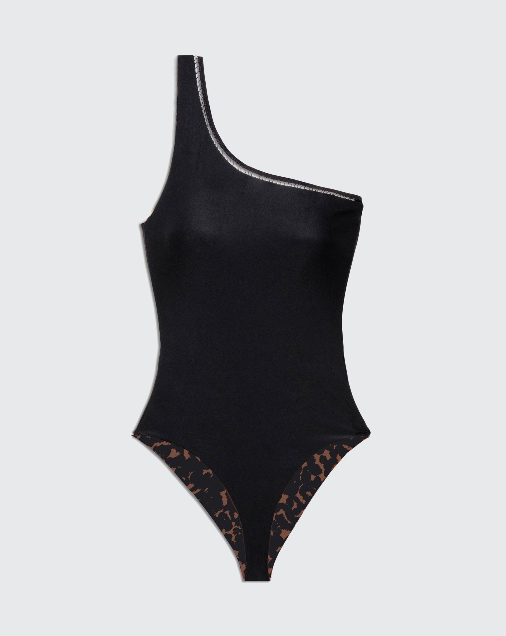 SIDE KIM REVERSIBLE WILD BLACK SPOTS - one piece -BiliBlond Swimwear