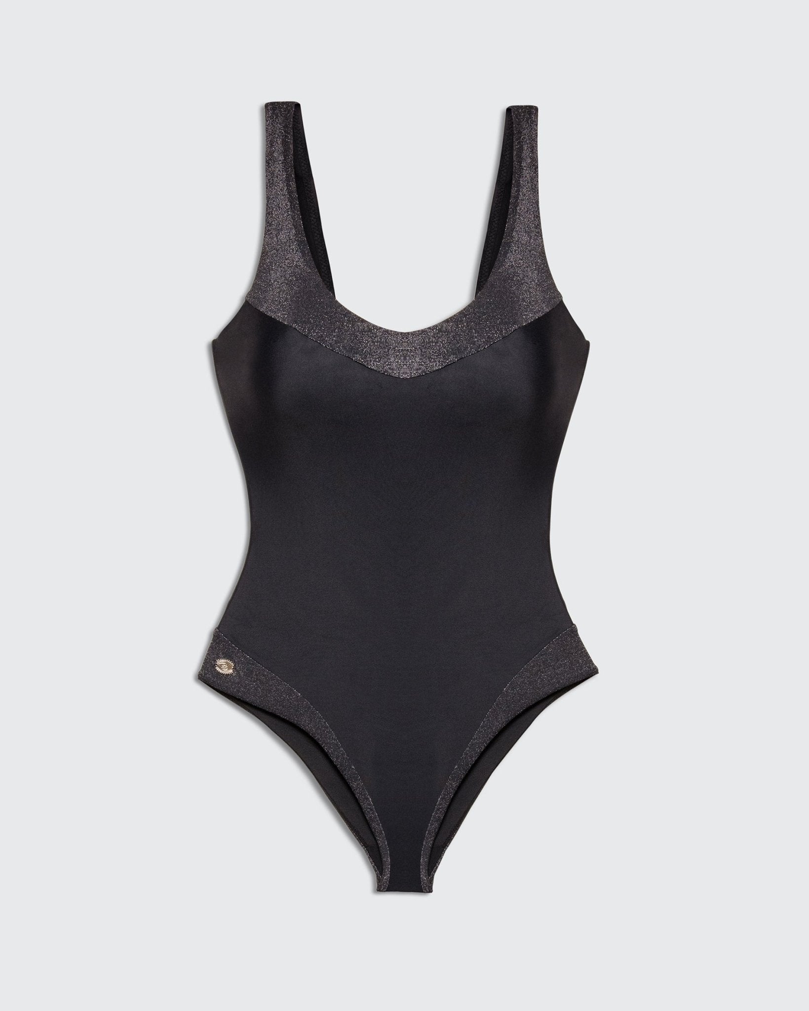 Solar Black Lurex - one piece - BiliBlond Swimwear