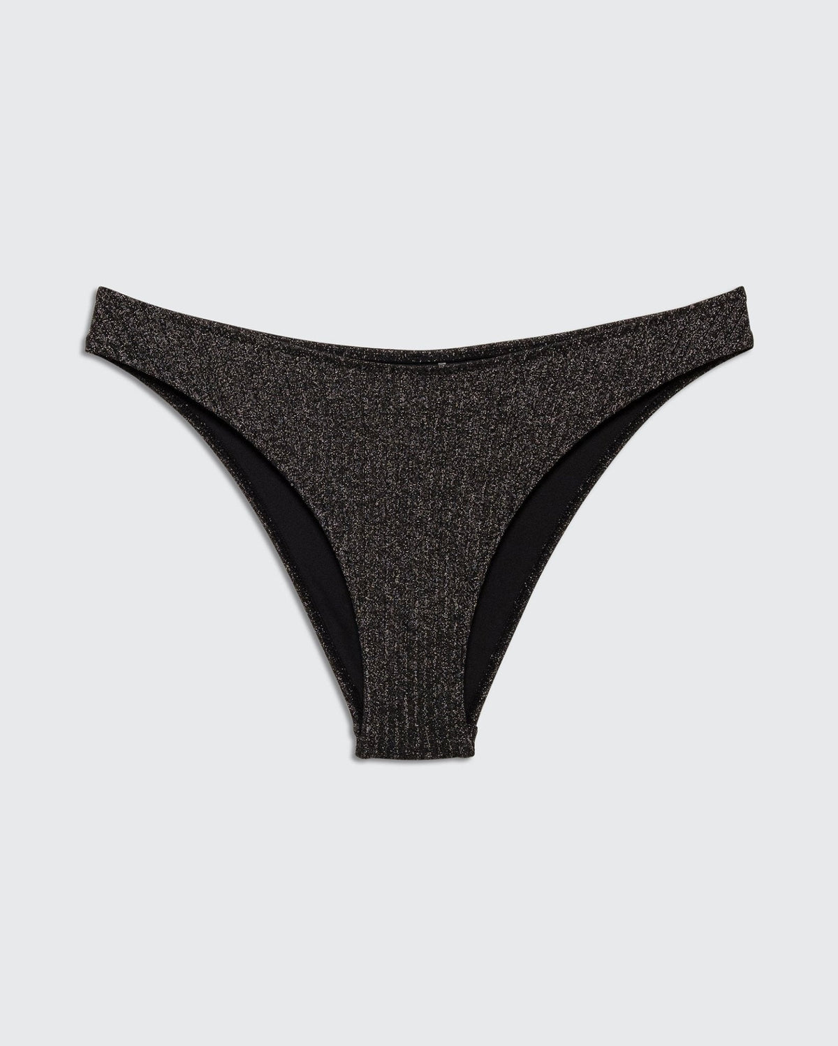 The Black Rib Lurex Set - BiliBlond Swimwear