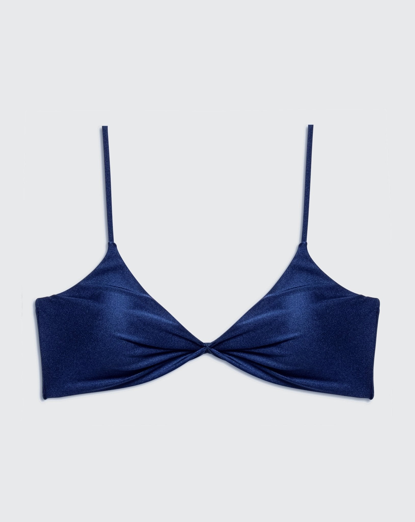 Top Jordan Shiny dark blue - BIKINI -BiliBlond LTD