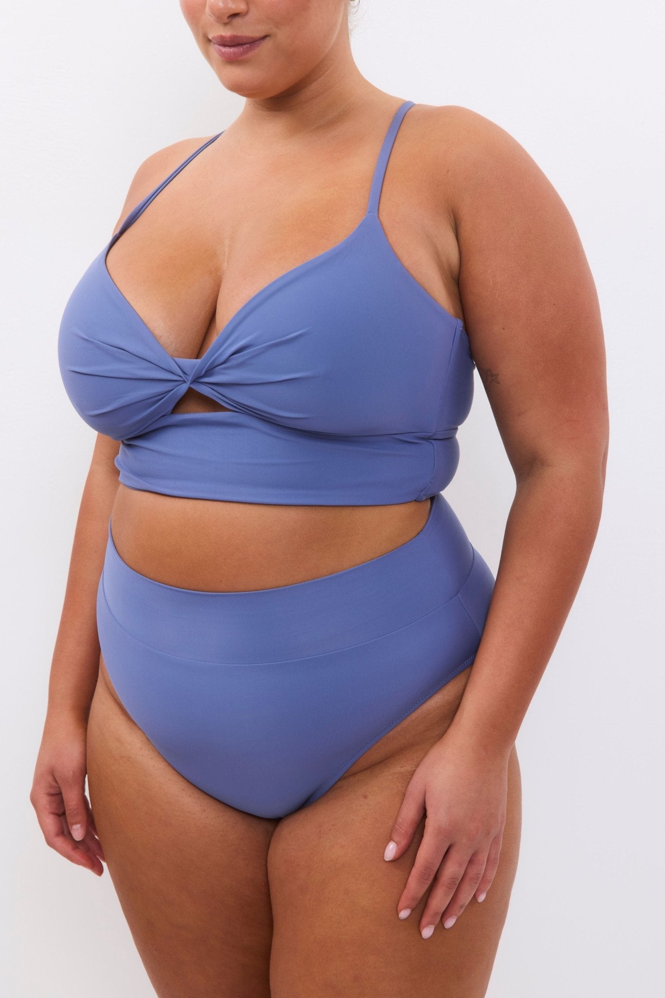 Yumi Bottom Blue Stone - BIKINI - BiliBlond Swimwear