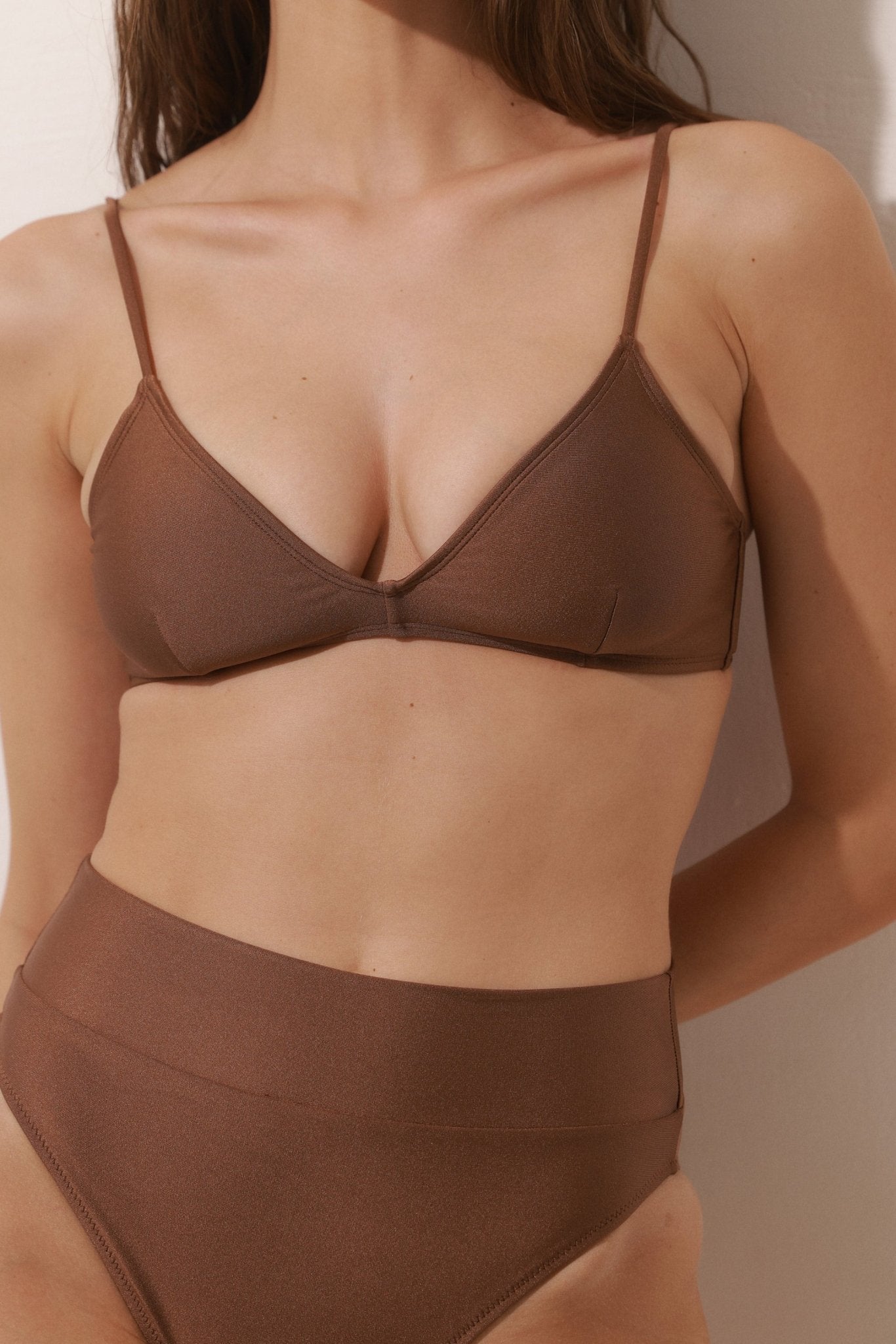 Yumi Bottom Brown - BIKINI - BiliBlond Swimwear