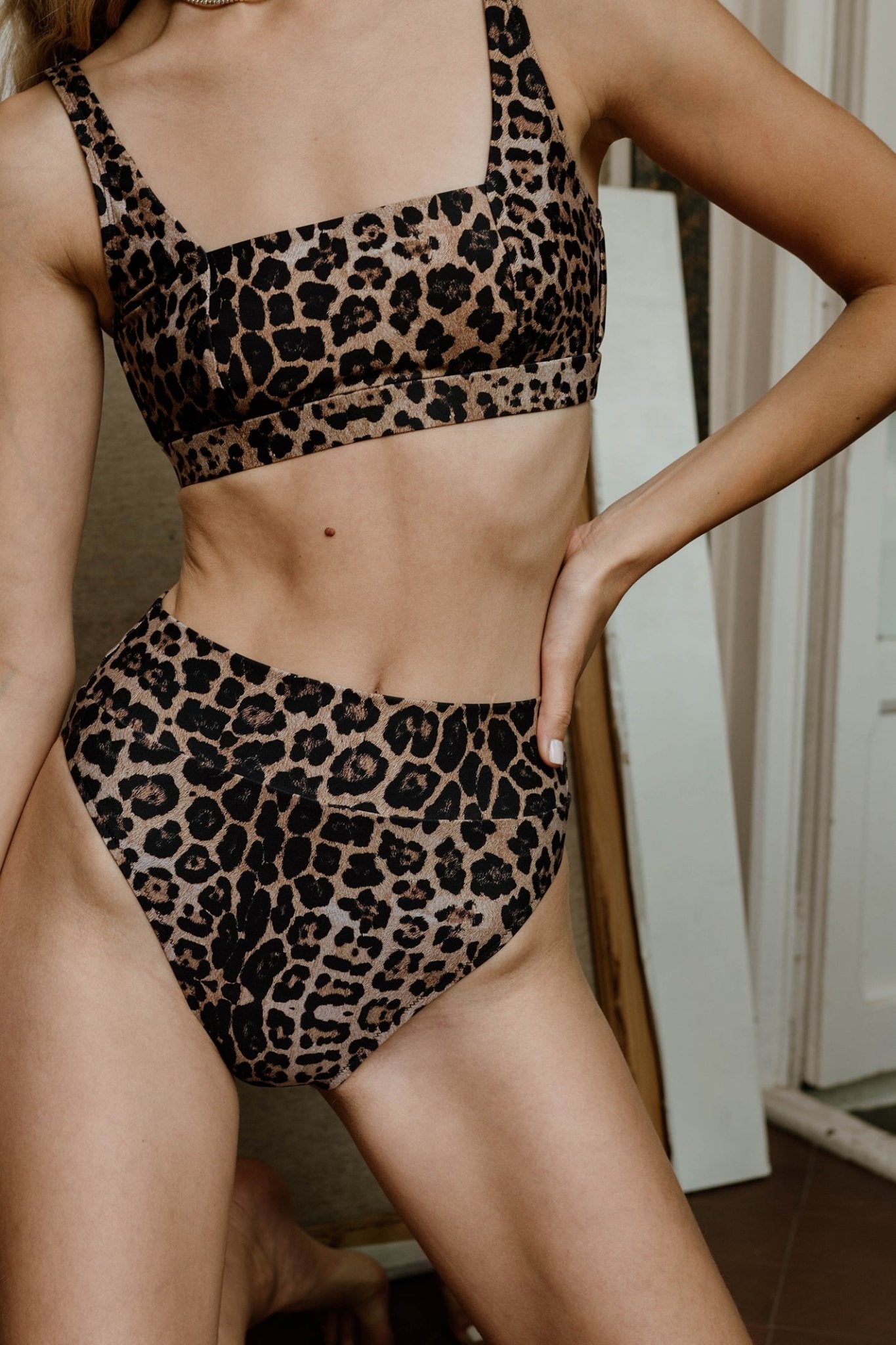 YUMI BOTTOM LEOPARD - BIKINI -BiliBlond Swimwear